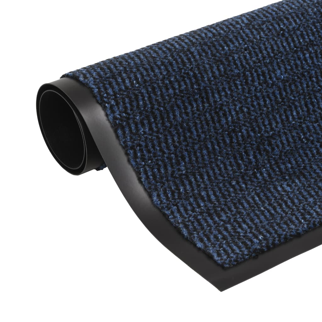 Dust Control Mat Rectangular Tufted 80x120 cm Blue - Sid & Sam