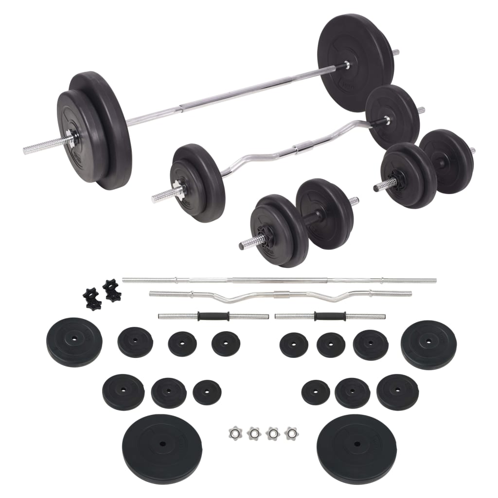 Barbell and Dumbbell Set 90 kg - Decor Base
