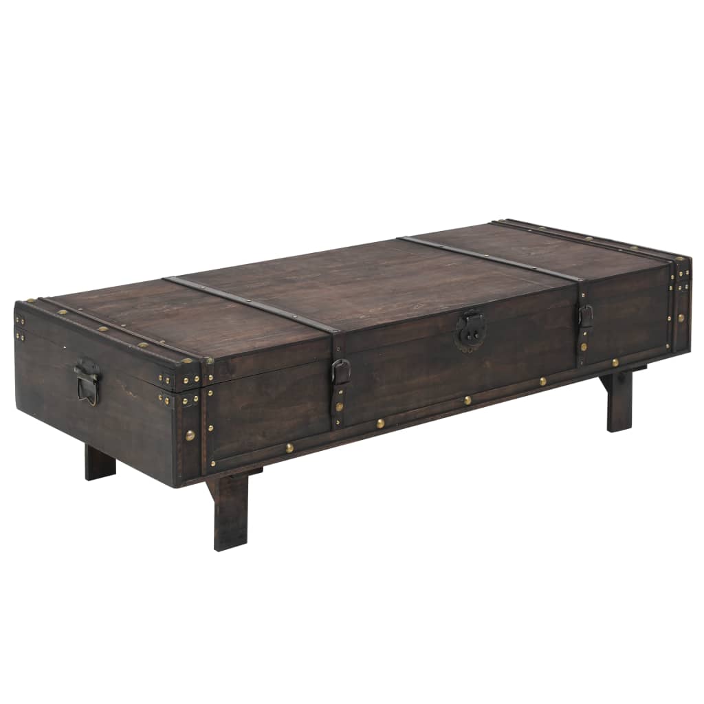 Coffee Table Solid Wood Vintage Style 120x55x35 cm - Style and Chic