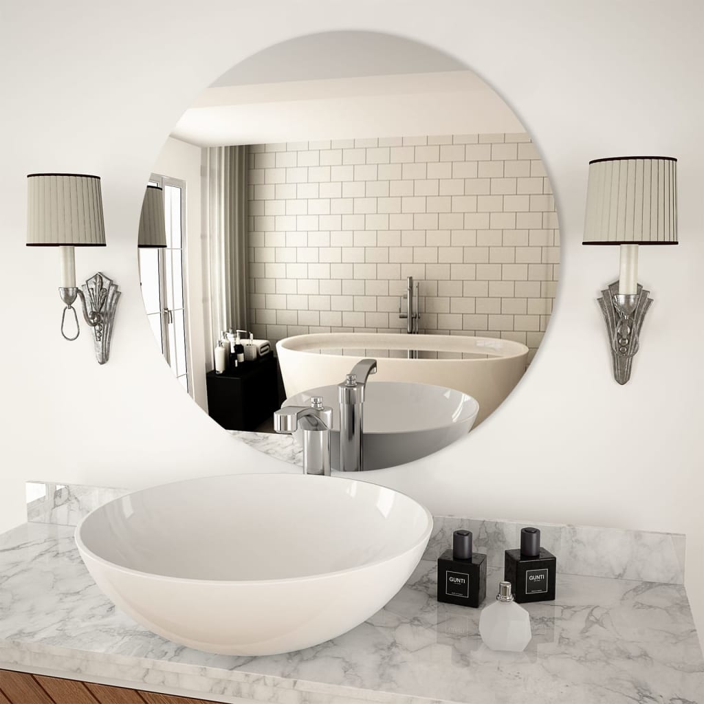 Wall Mirror 70 cm Round Glass - Direct Imports