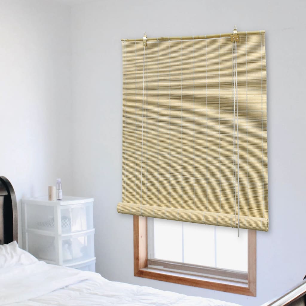 Roller Blind Bamboo 80x220 cm Natural - Millennium Furniture