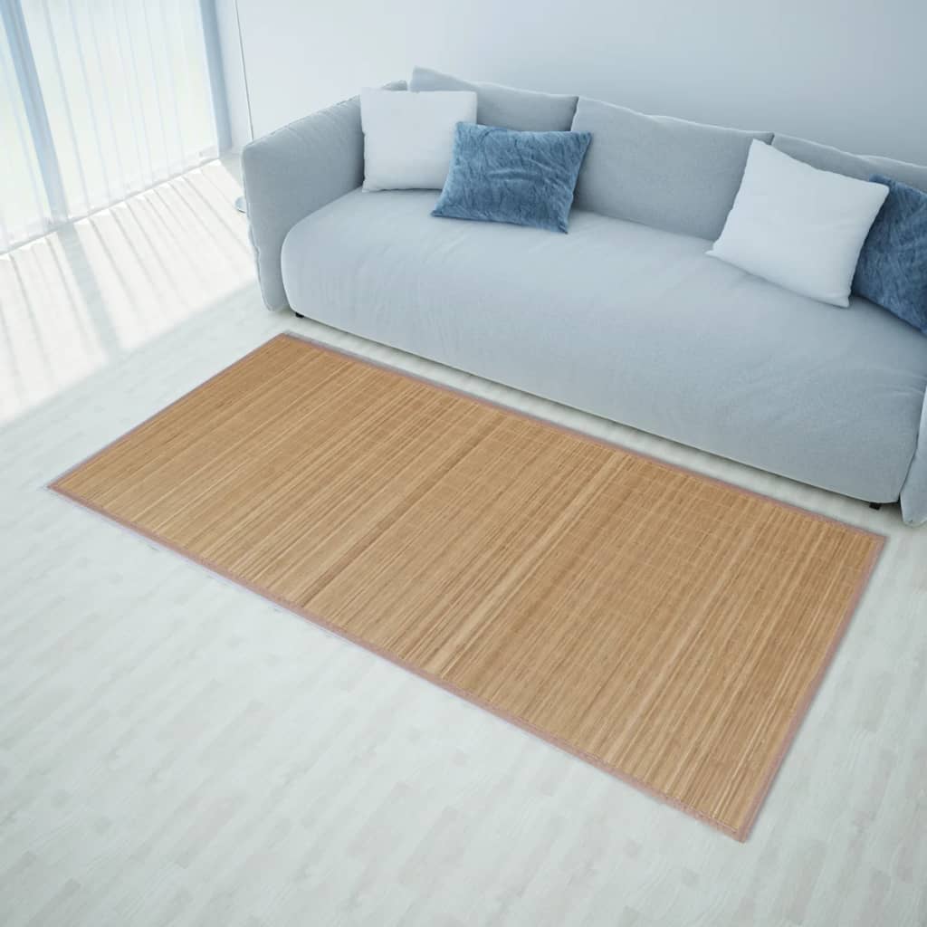 Rug Bamboo 100x160 cm Brown - All Things Good
