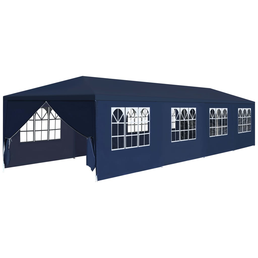 Garden Marquee 3x12 m Blue - Decor Base