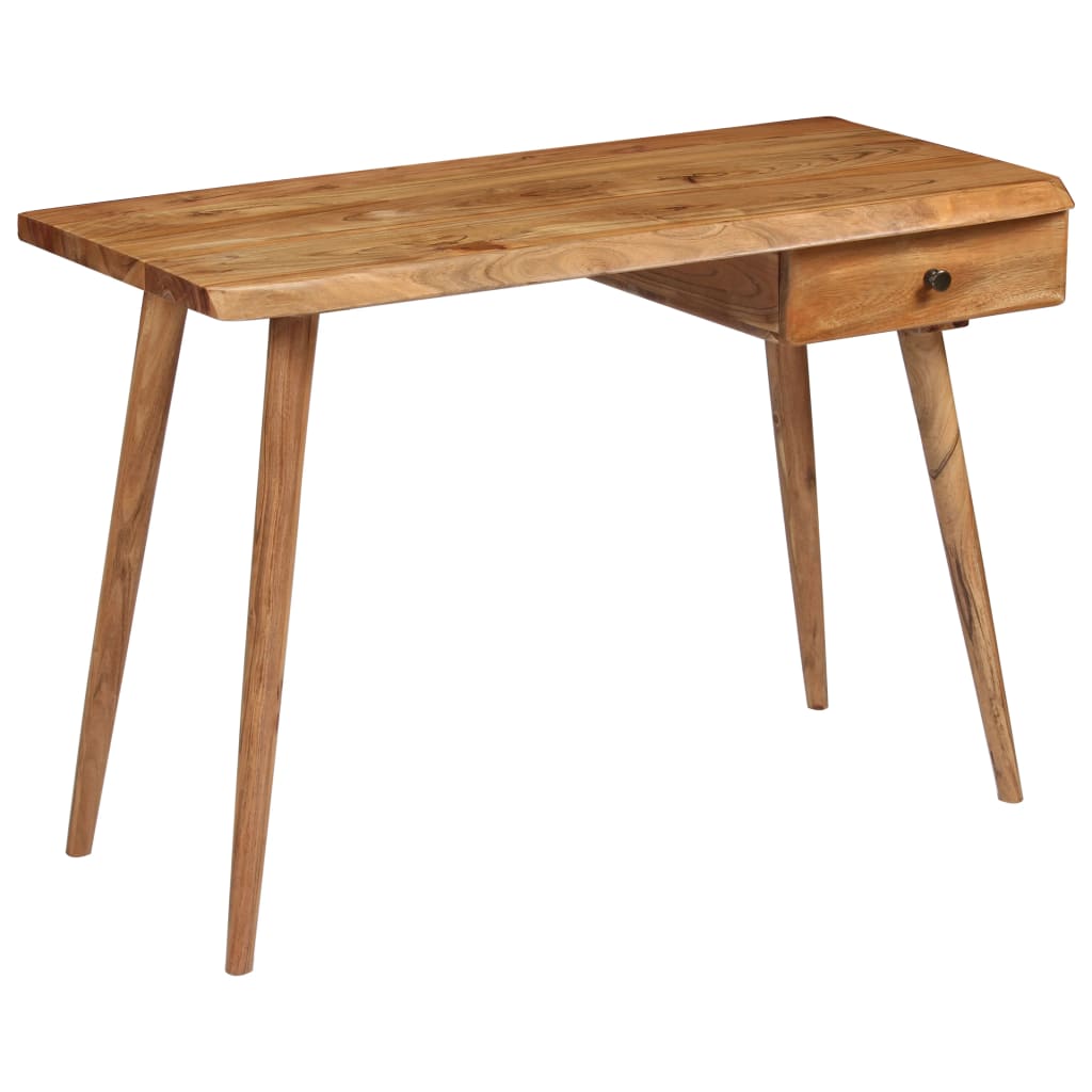 Writing Table Solid Acacia Wood 110x50x76 cm - Sid & Sam