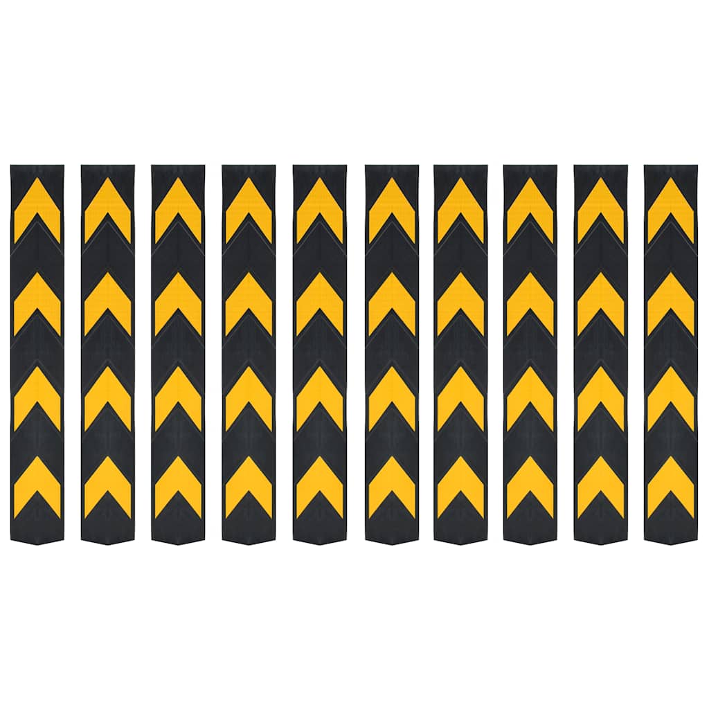 Reflective Corner Guards 10 Pcs Rubber 80cm - Merkel Designers