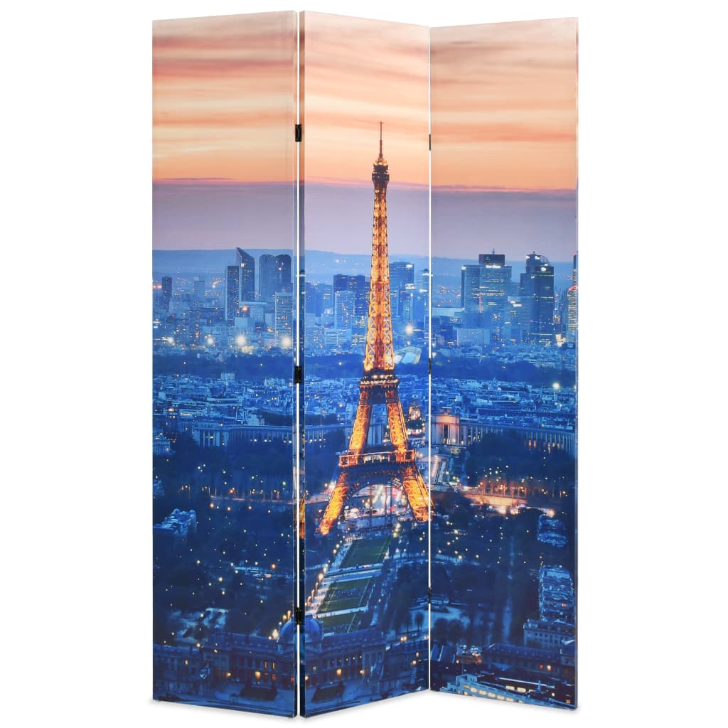 Folding Room Divider 120x170 cm Paris by Night - All Things Good