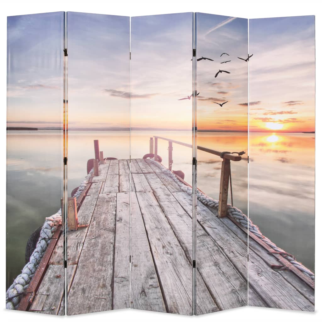 Folding Room Divider 200x170 cm Lake - Millennium Furniture