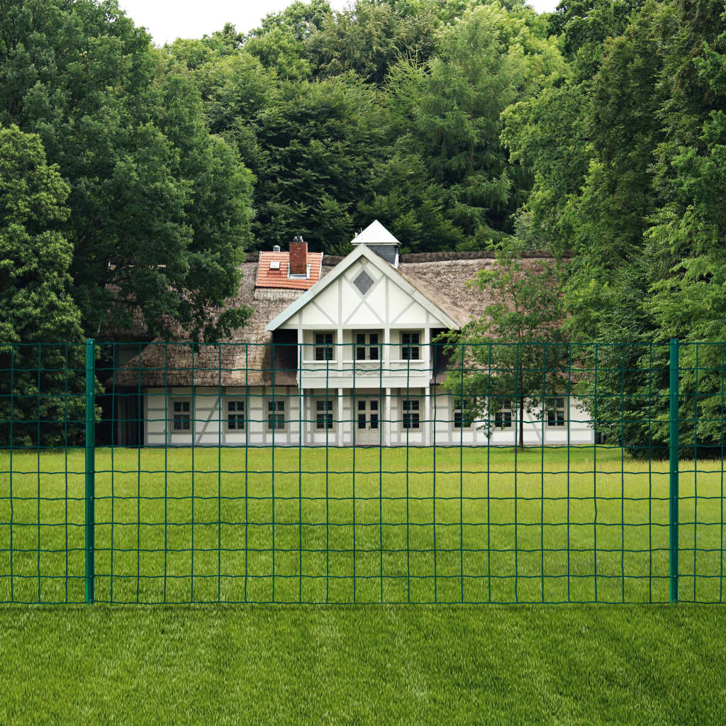 Euro Fence Steel 20x0.8 m Green - The Home Maker