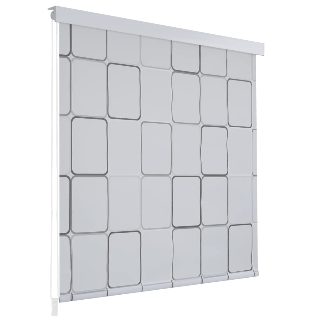 Shower Roller Blind 140x240 cm Square - All Things Good