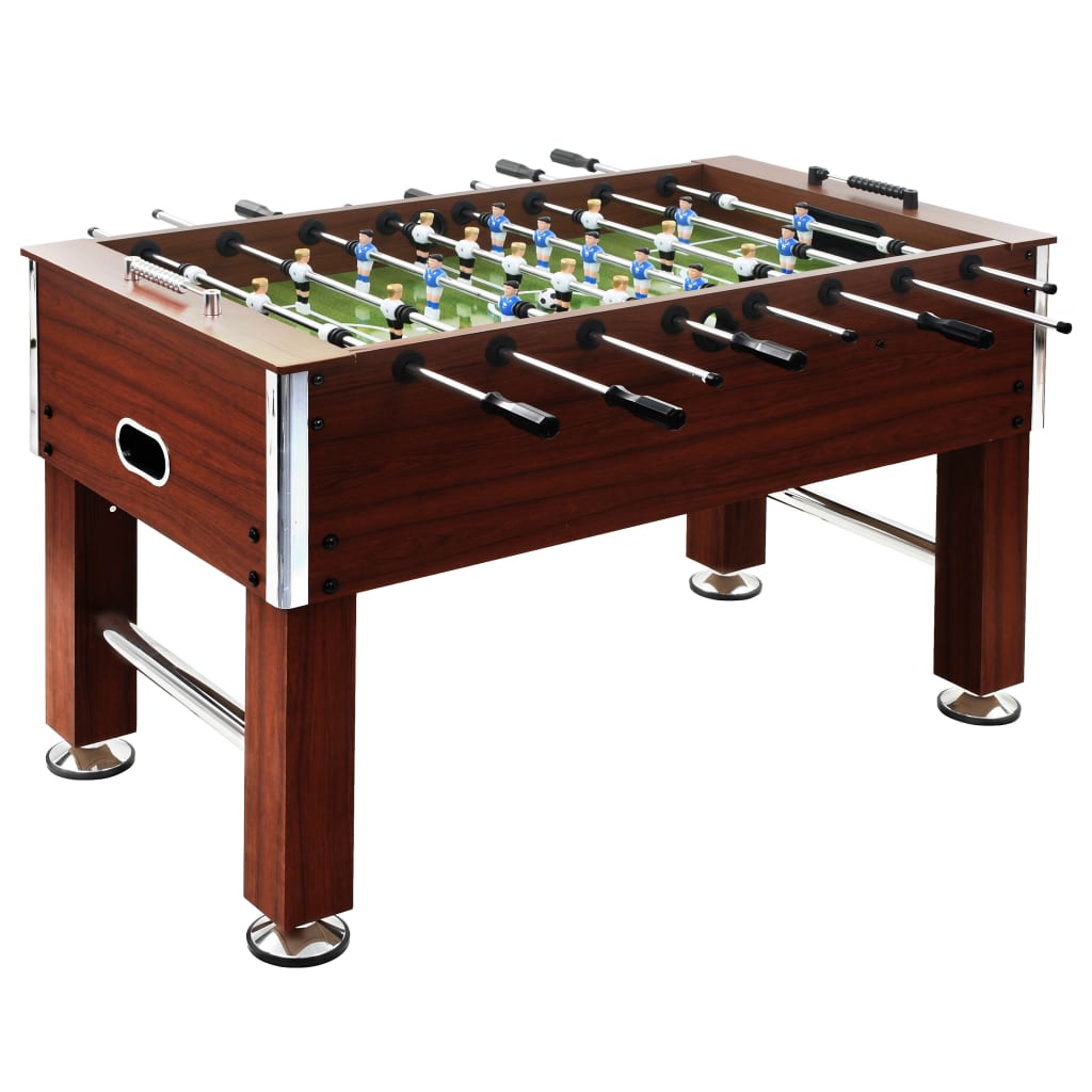 Football Table Steel 60 kg 140x74.5x87.5 cm Brown - R and M Furniture