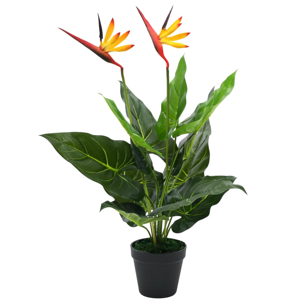 Artificial Strelitzia Reginae Plant Bird of Paradise 66 cm - R and M Furniture