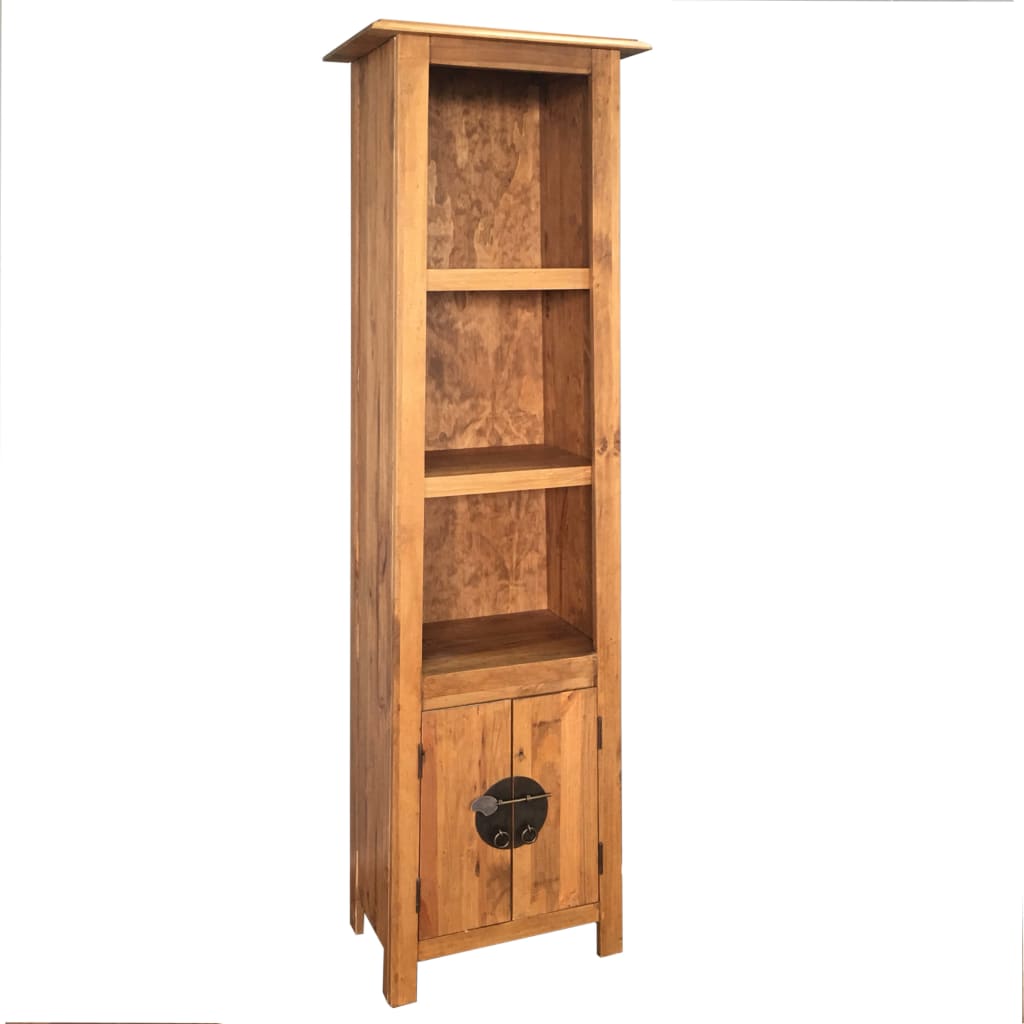 Freestanding Bathroom Cabinet Solid Pinewood 48x32x170 cm - Casper Homes