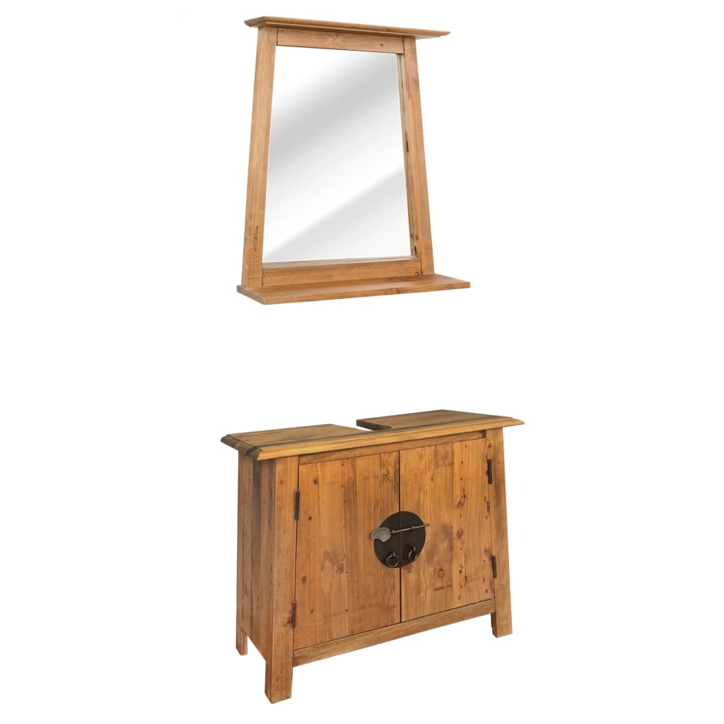 Bathroom Furniture Set Solid Pinewood - Millennium Furniture