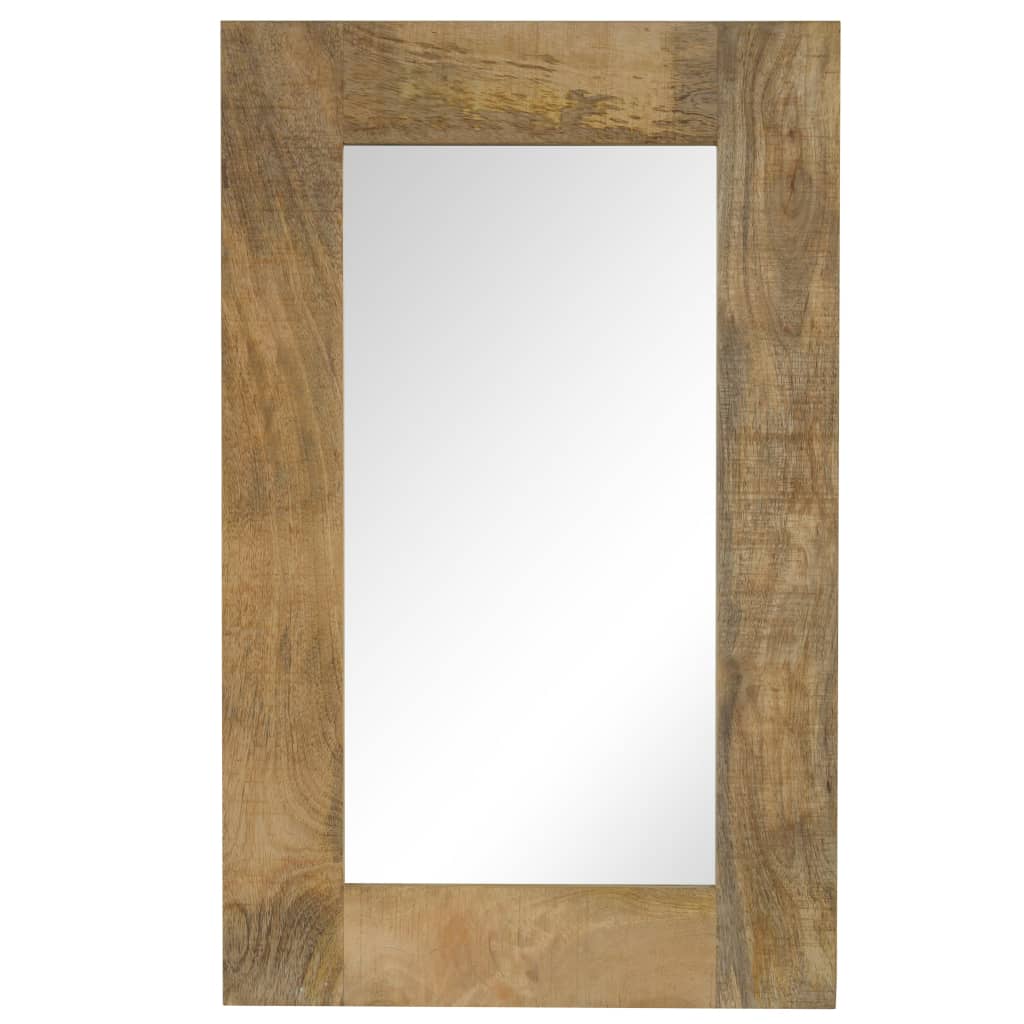 Mirror Solid Mango Wood 50x80 cm - Brittle & Co