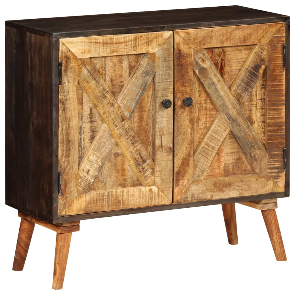Sideboard Solid Mango Wood 85x30x75 cm - Merlin Deals