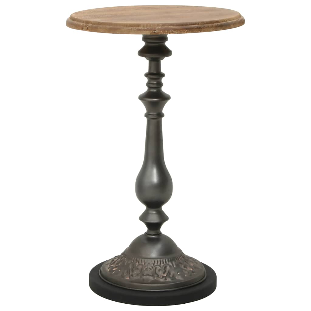 End Table Solid Fir Wood 40x64 cm Brown - Charlotte Dunes