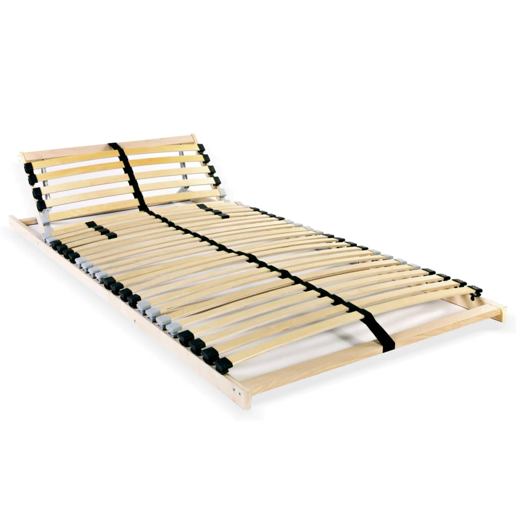 Slatted Bed Base with 28 Slats 7 Zones 90x200 cm - Sid & Sam