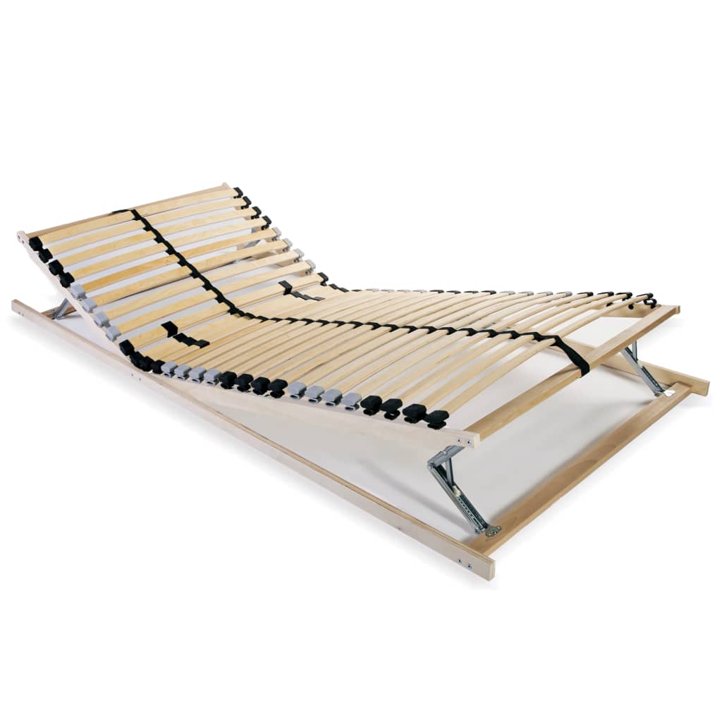 Slatted Bed Base with 28 Slats 7 Zones 70x200 cm - Discount Dealers