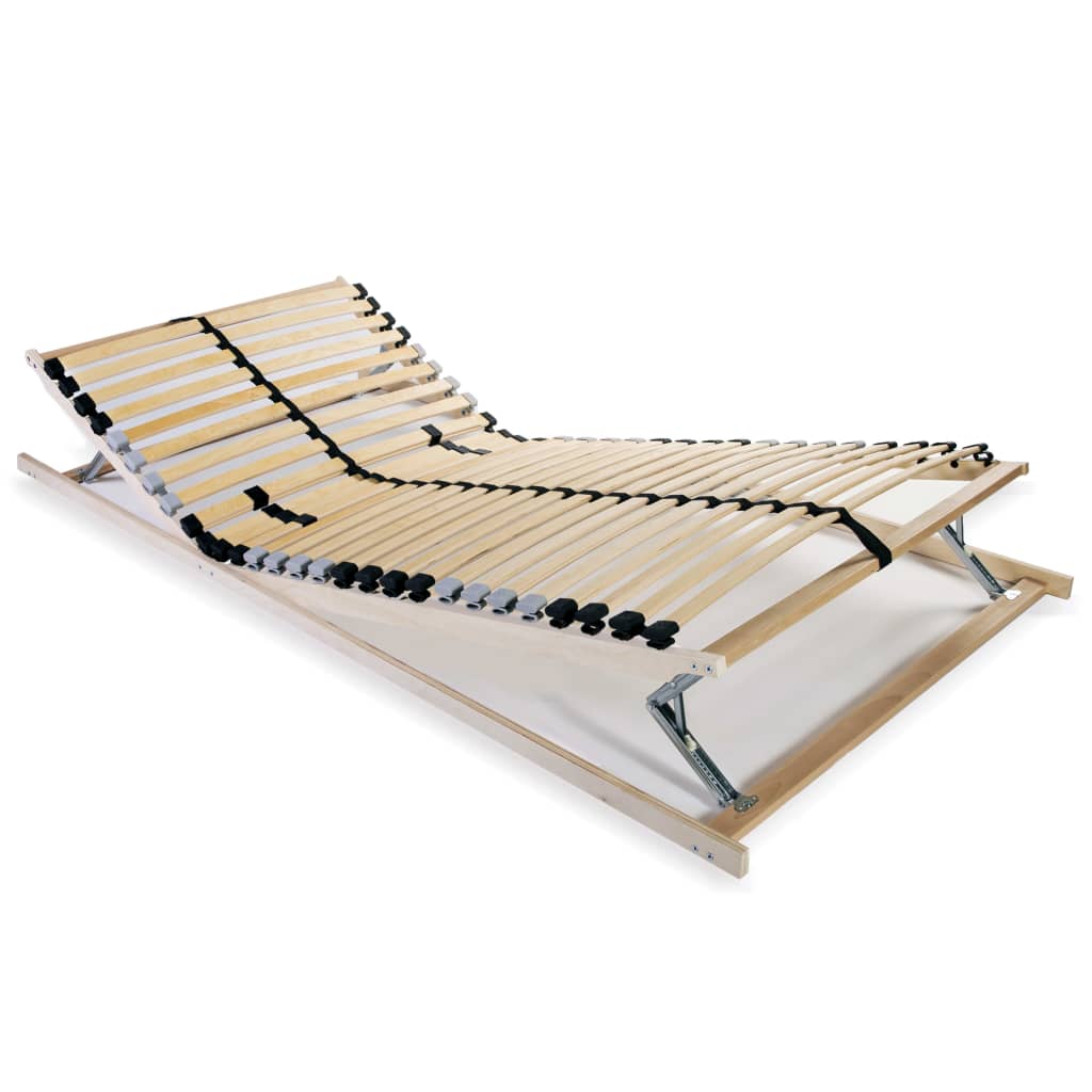 Slatted Bed Base with 28 Slats 7 Zones 90x200 cm - Discount Dealers