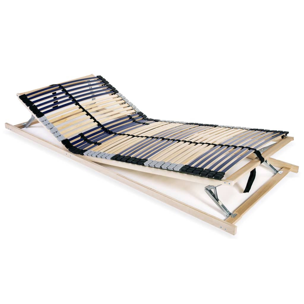 Slatted Bed Base with 42 Slats 7 Zones 90x200 cm - All Things Good