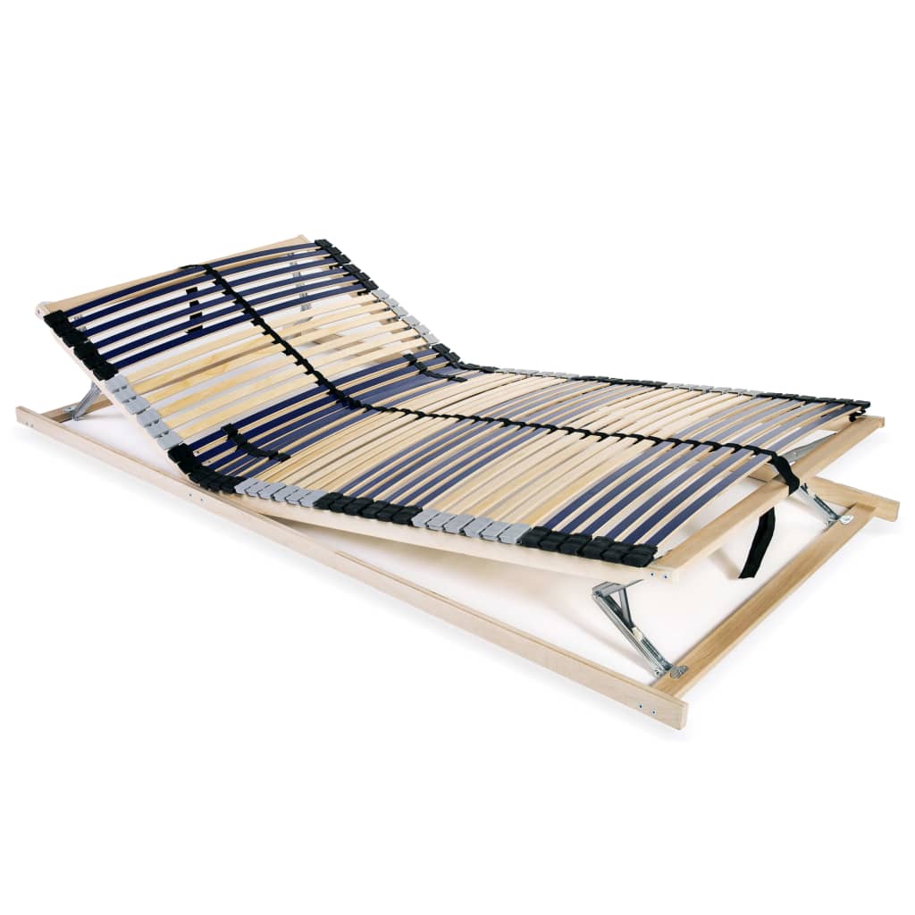 Slatted Bed Base with 42 Slats 7 Zones 120x200 cm - Millennium Furniture