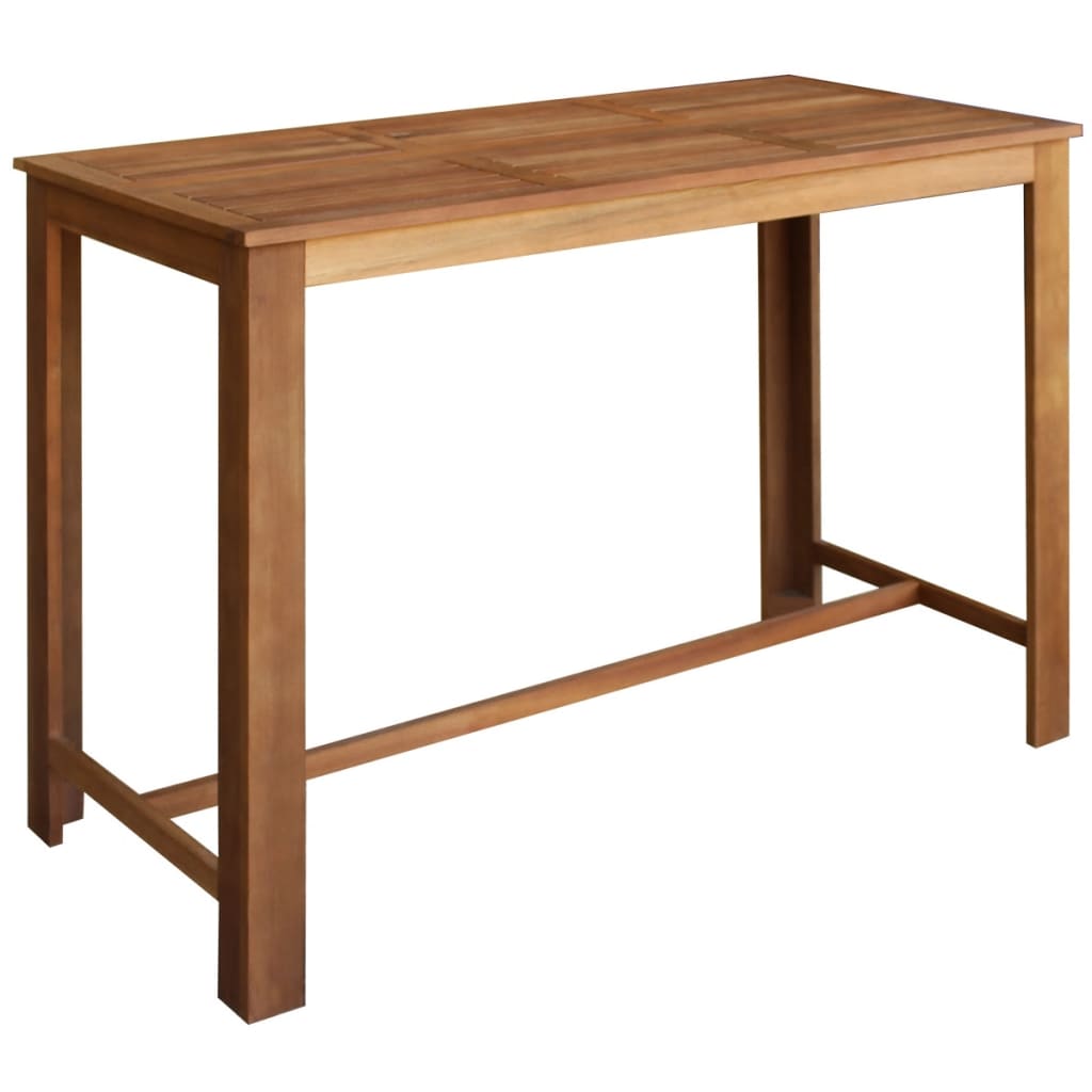 Bar Table Solid Acacia Wood 150x70x105 cm - Merkel Designers