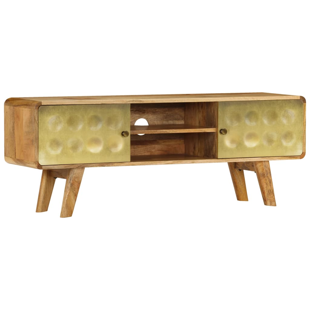 TV Cabinet Solid Mango Wood 120x30x45 cm - Millennium Furniture