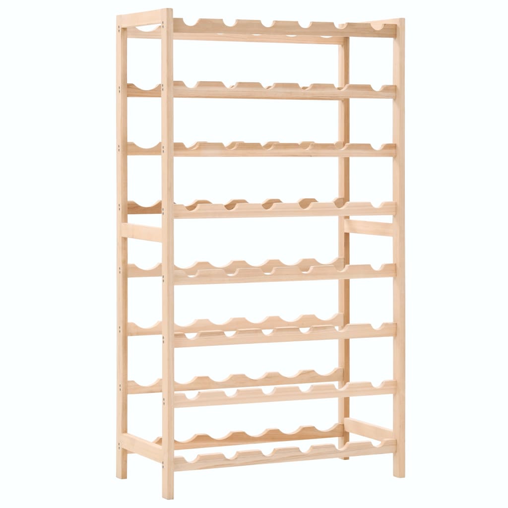 Wine Rack Cedar Wood 57.5x28x102 cm - Style and Chic