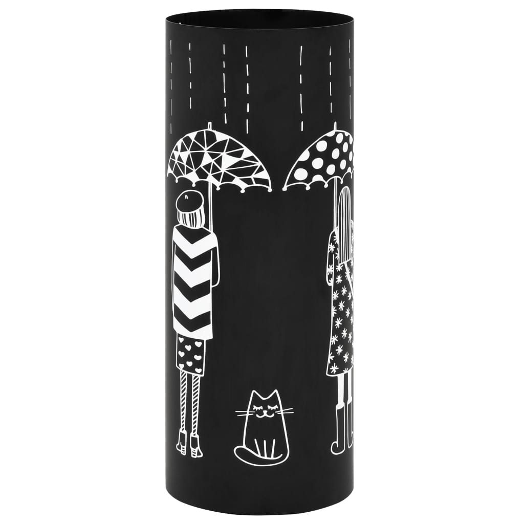 Umbrella Stand Women Steel Black - All Things Good