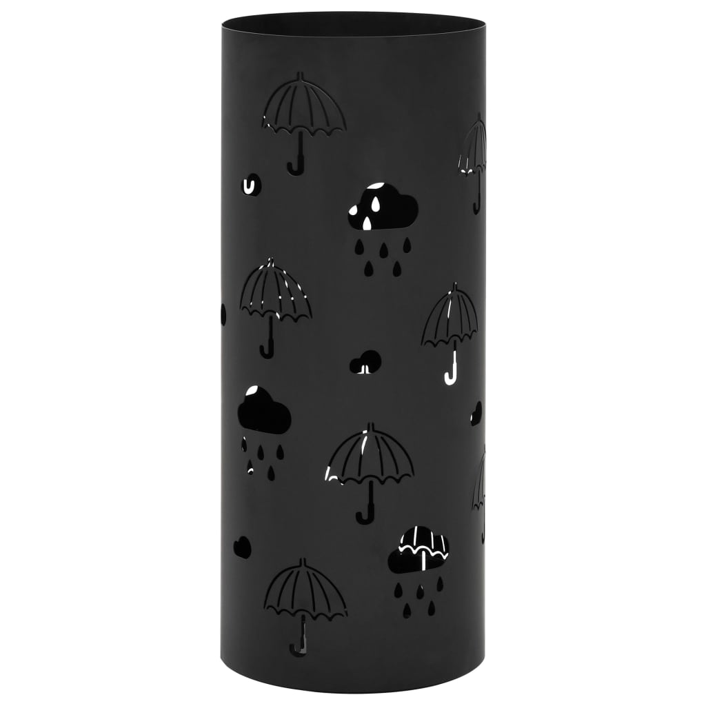 Umbrella Stand Umbrellas Steel Black - The Home Maker