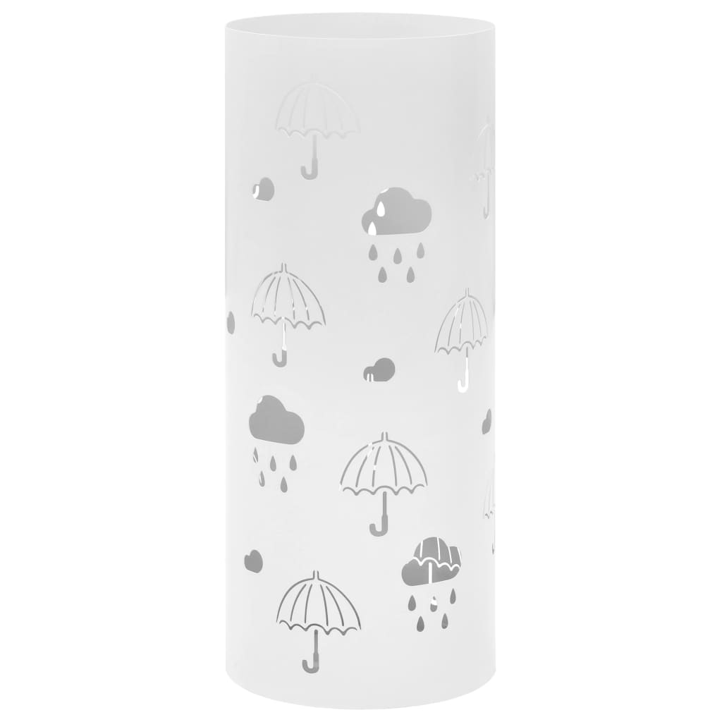 Umbrella Stand Umbrellas Steel White - Merkel Designers
