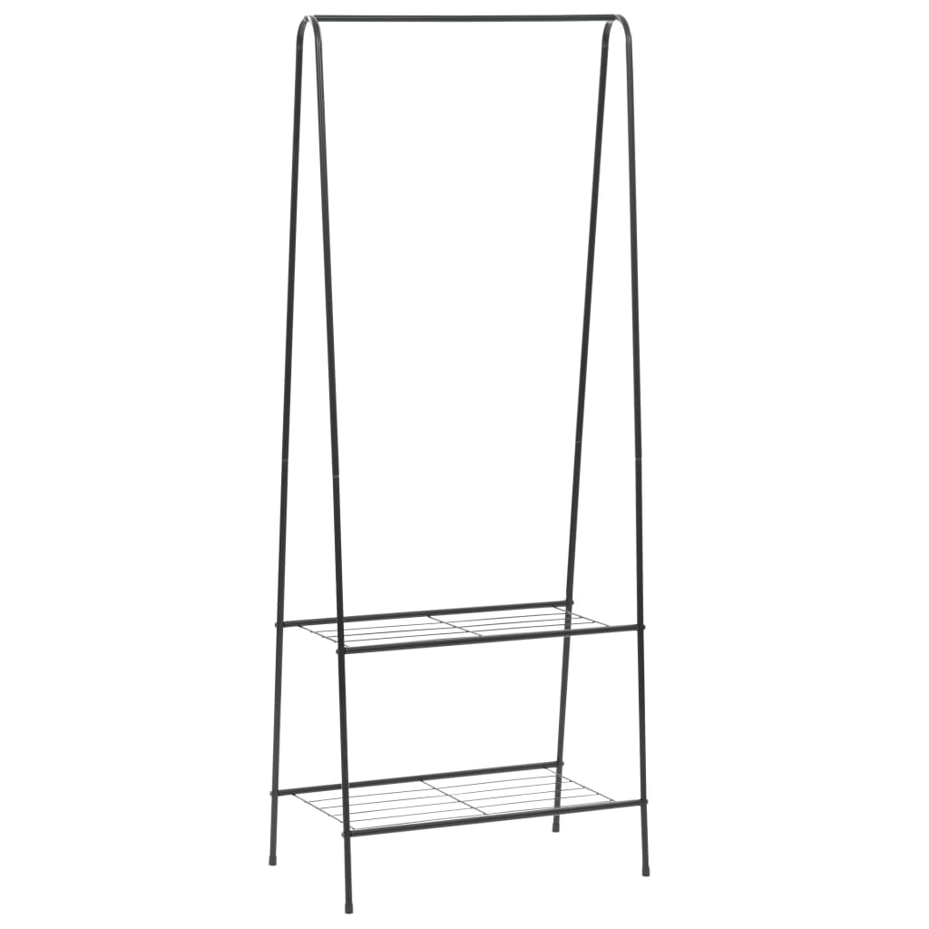 Clothes Rack 59x35x150 cm Black - Design Hut