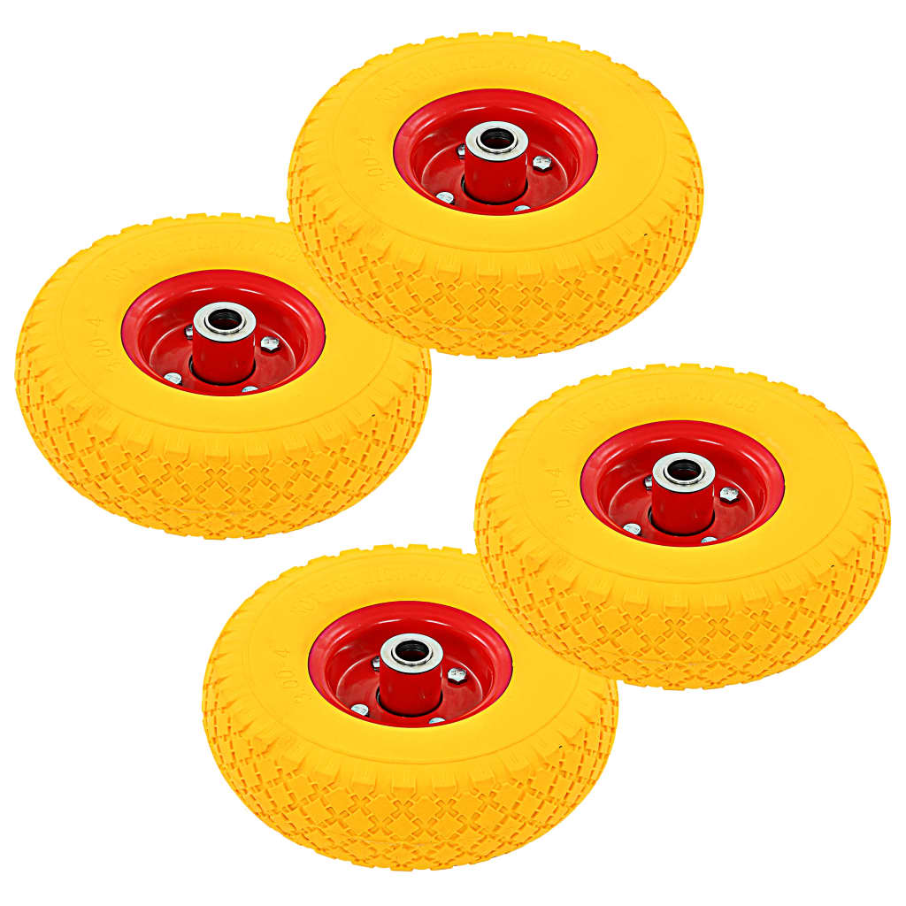 Sack Truck Wheels 4 Pcs Rubber 3.00-4 245x82 - Millennium Furniture