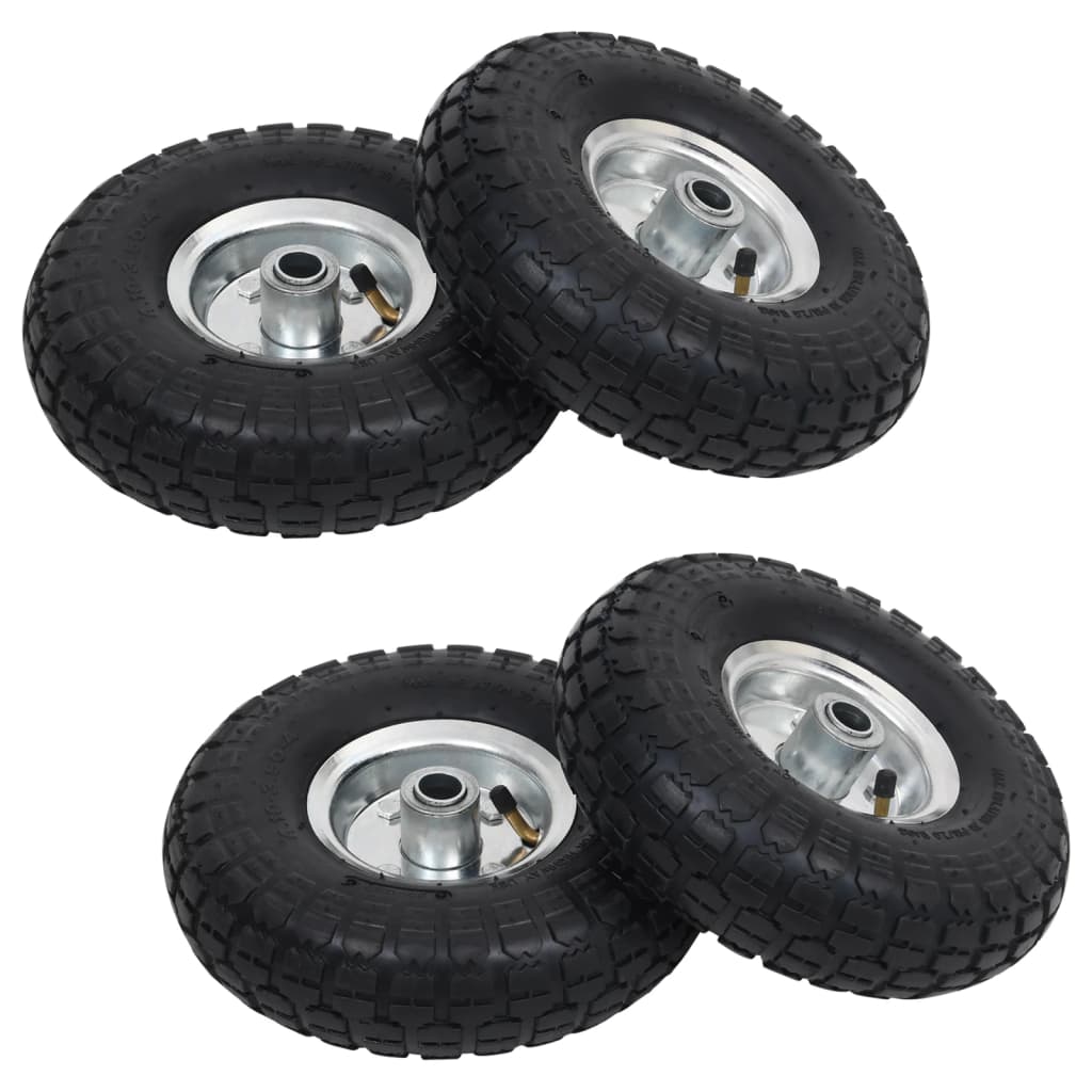 Sack Truck Wheels 4 Pcs Rubber 4.10/3.50-4 260x83 - Millennium Furniture