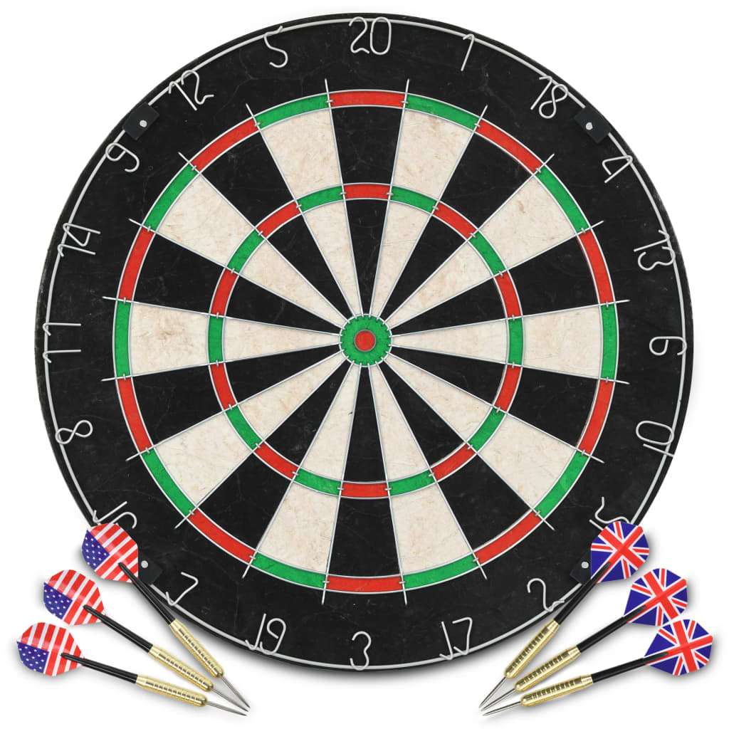 Professional Dart Set with Dartboard Sisal Steel - The Home Maker