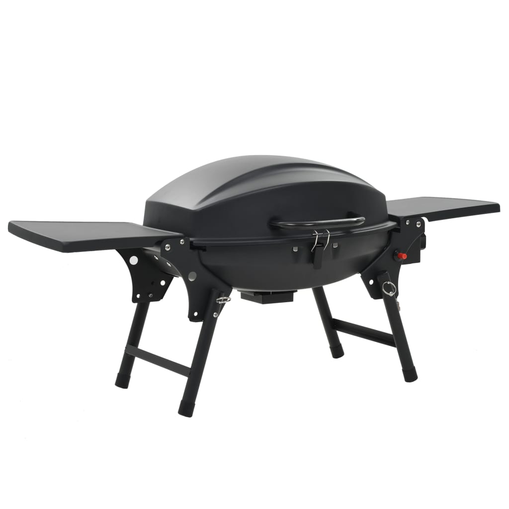 Portable Gas BBQ Grill with Cooking Zone Black - Unbeatable Bargains