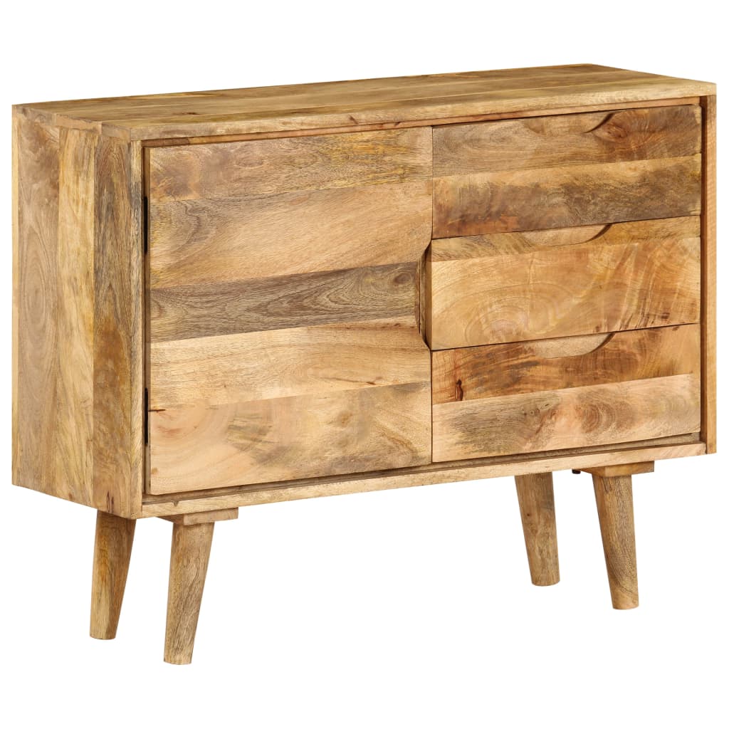 Sideboard Solid Mango Wood 90x30x69 cm - The Home Maker