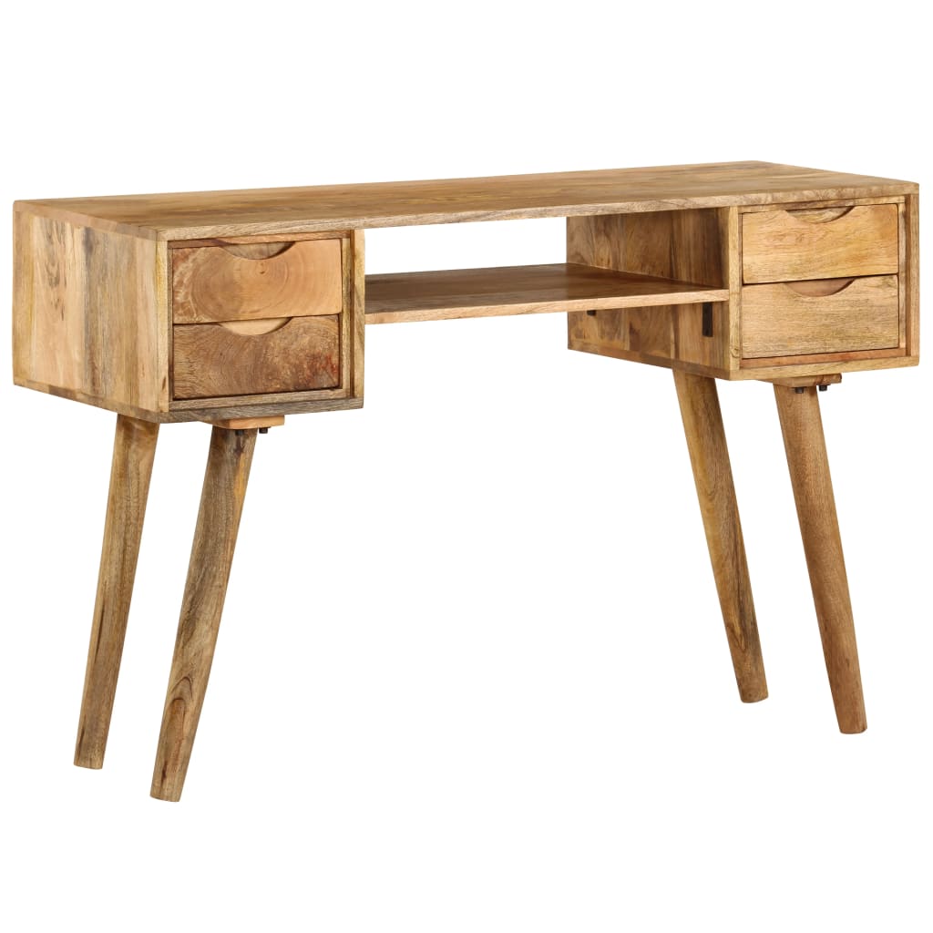Writing Desk Solid Mango Wood 115x47x76 cm - Style and Chic