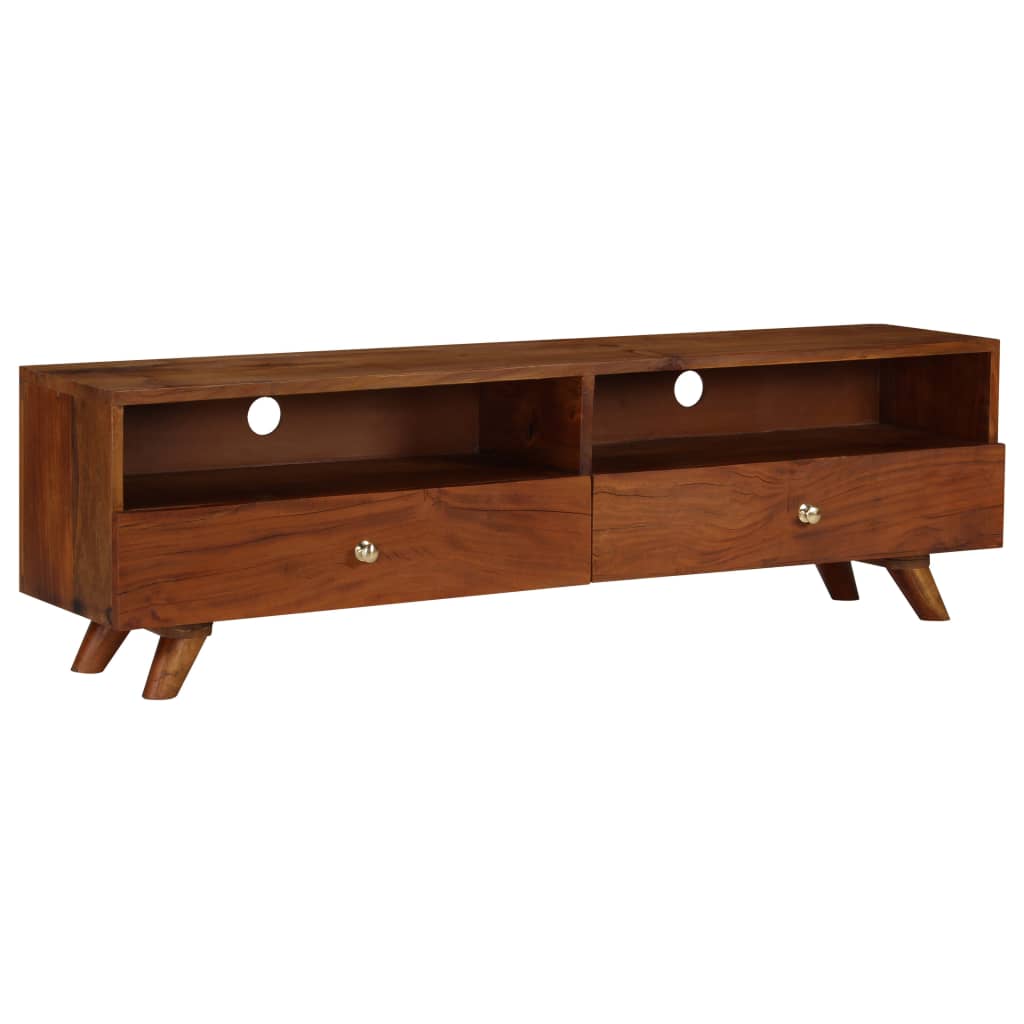 TV Cabinet Solid Reclaimed Wood 140x30x40 cm - Discount Dealers
