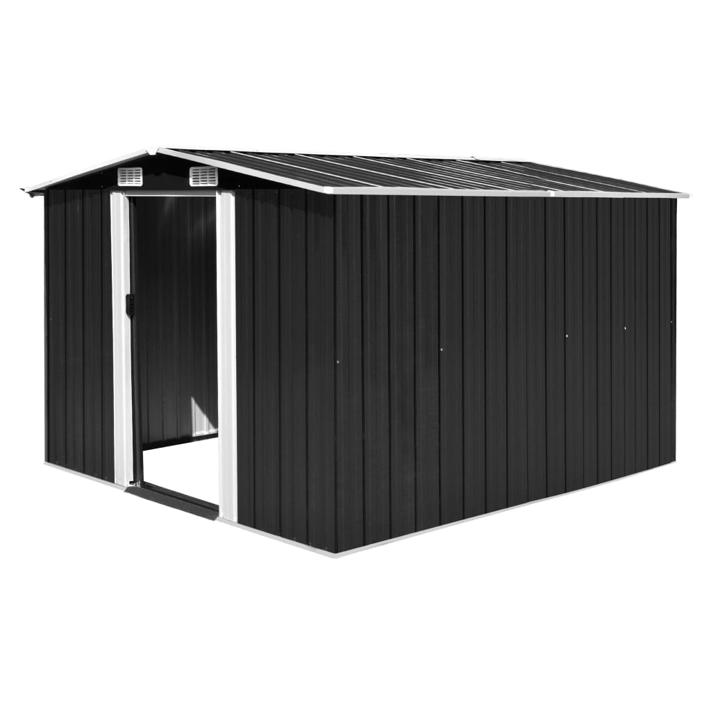 Garden Shed 257x298x178 cm Metal Anthracite - Tyrell & Tyrell