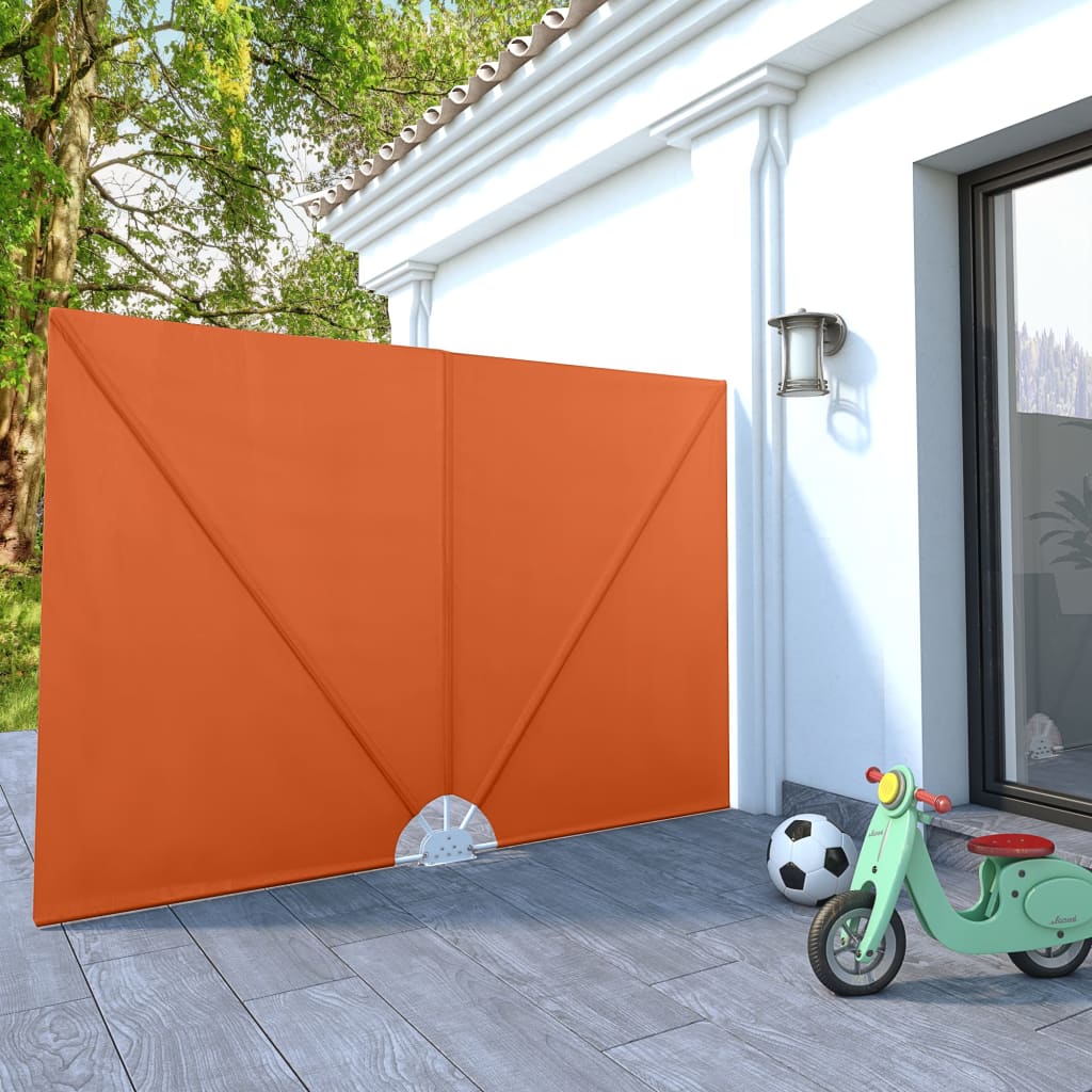 Collapsible Terrace Side Awning Terracotta 240x160 cm - Discount Dealers