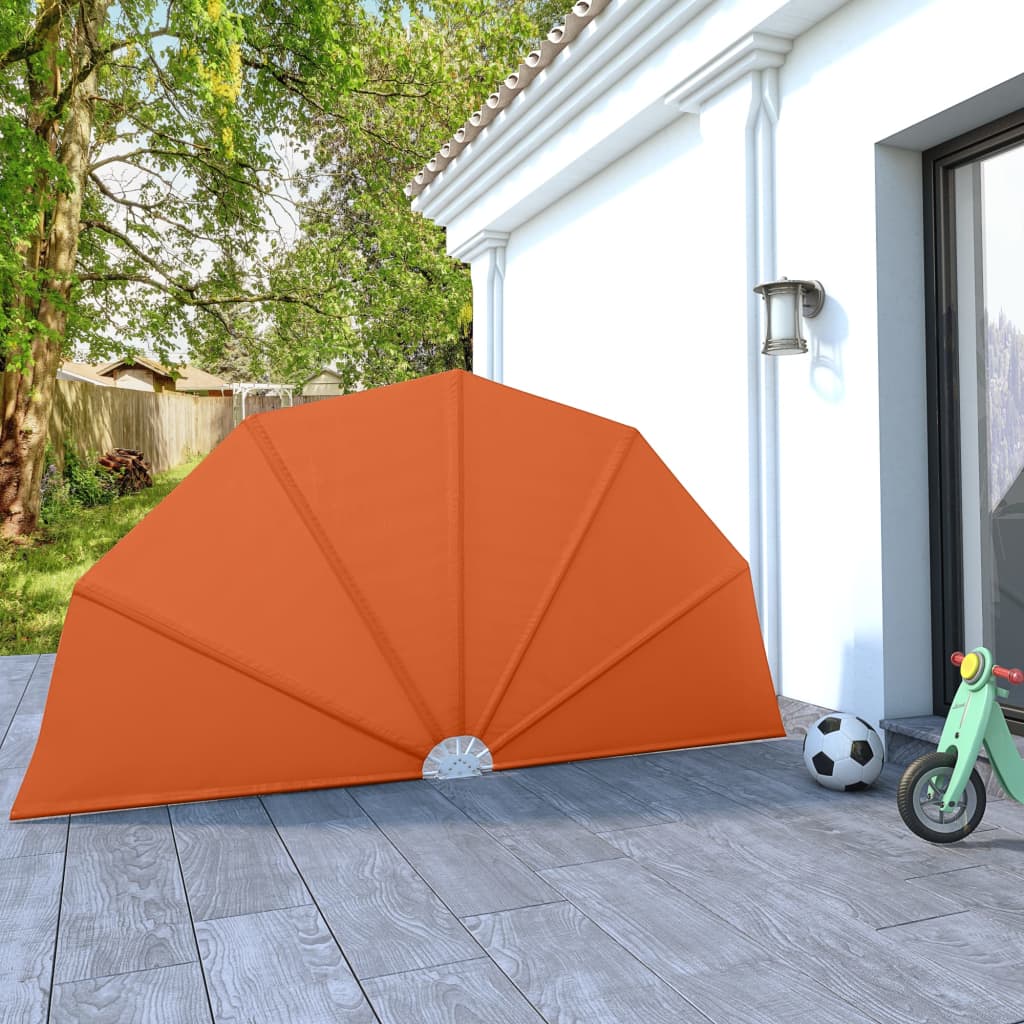 Collapsible Terrace Side Awning Terracotta 160 cm - R and M Furniture