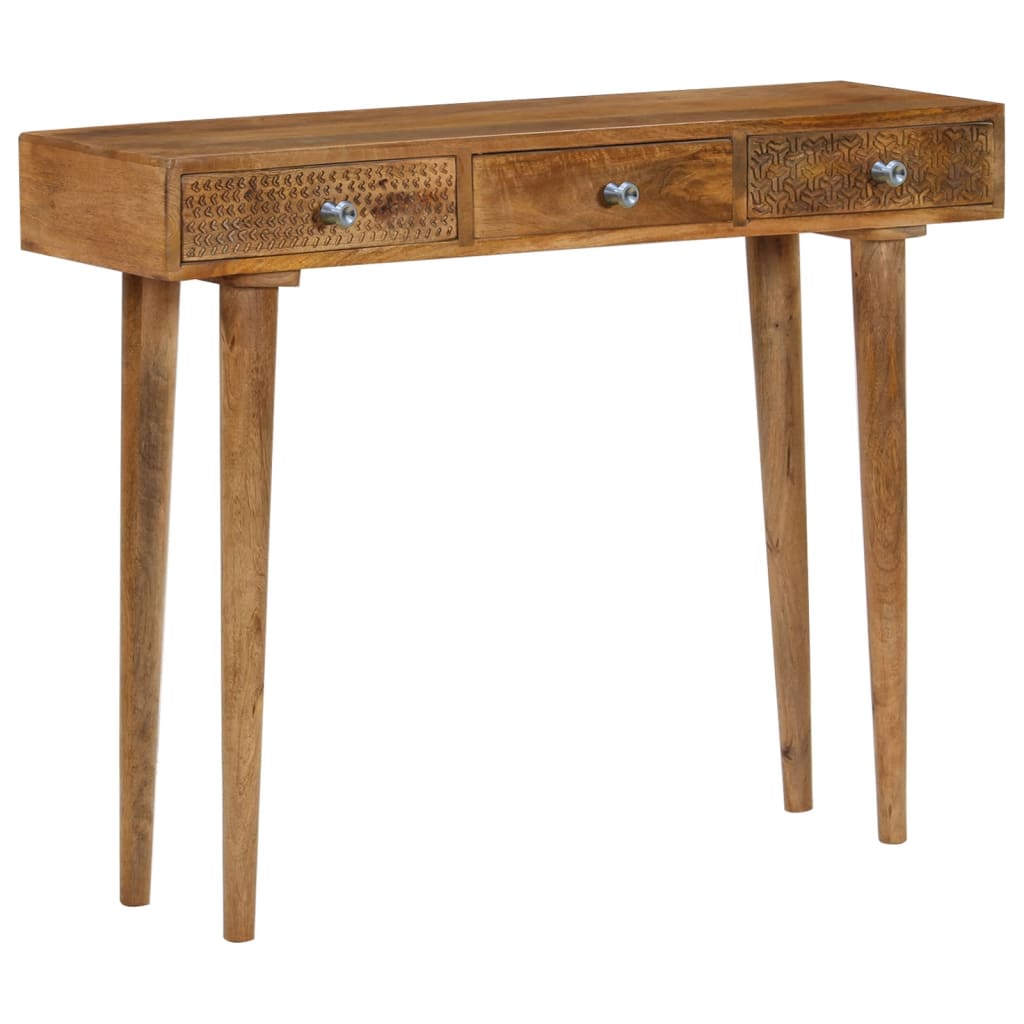 Console Table Solid Mango Wood 102x30x79 cm - Tyrell & Tyrell