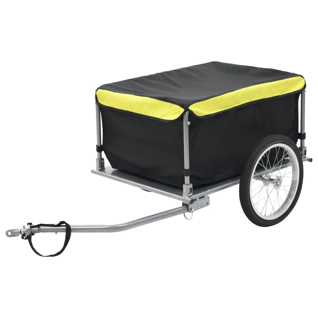 Bike Trailer Black and Yellow 65 kg - Merkel Designers