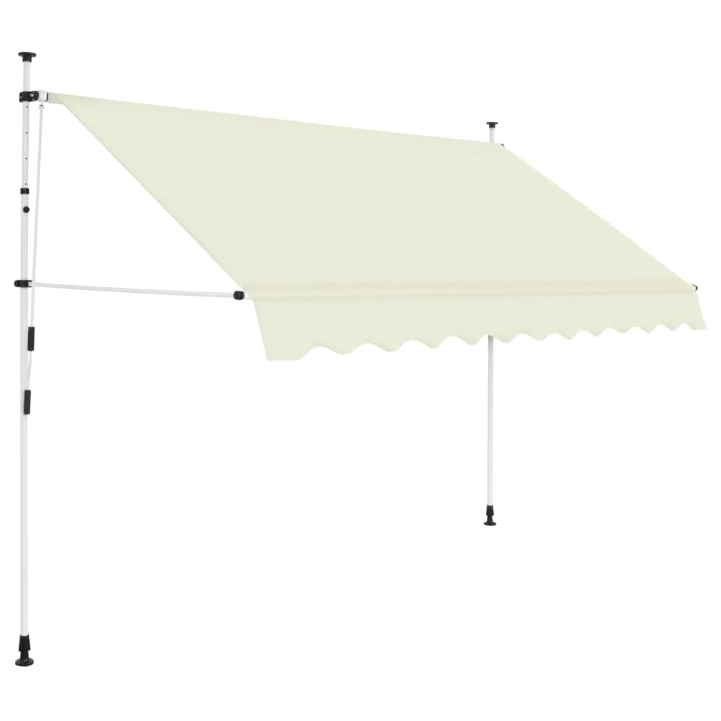 Manual Retractable Awning 250 cm Cream - Millennium Furniture