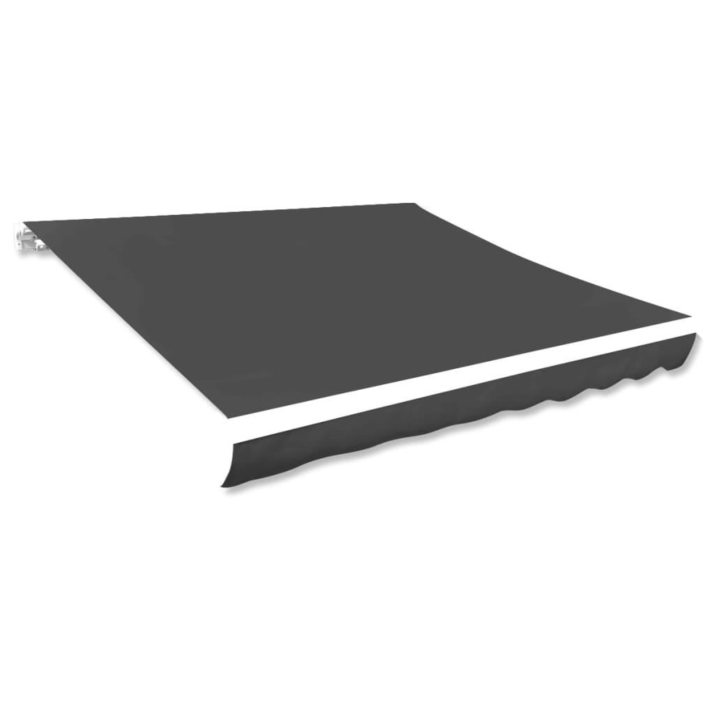 Awning Top Sunshade Canvas Anthracite 450x300 cm - Design Hut