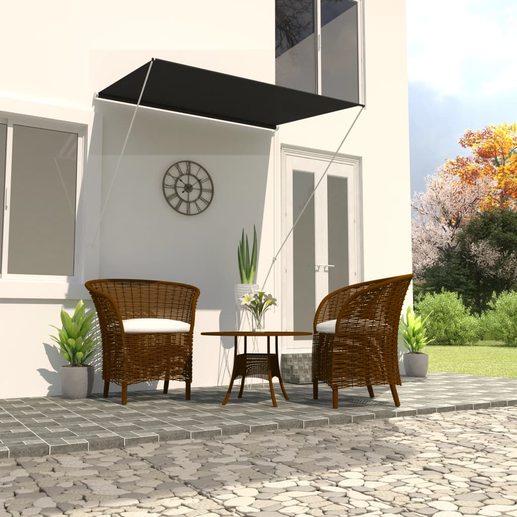 Retractable Awning 150x150 cm Anthracite - Style and Chic