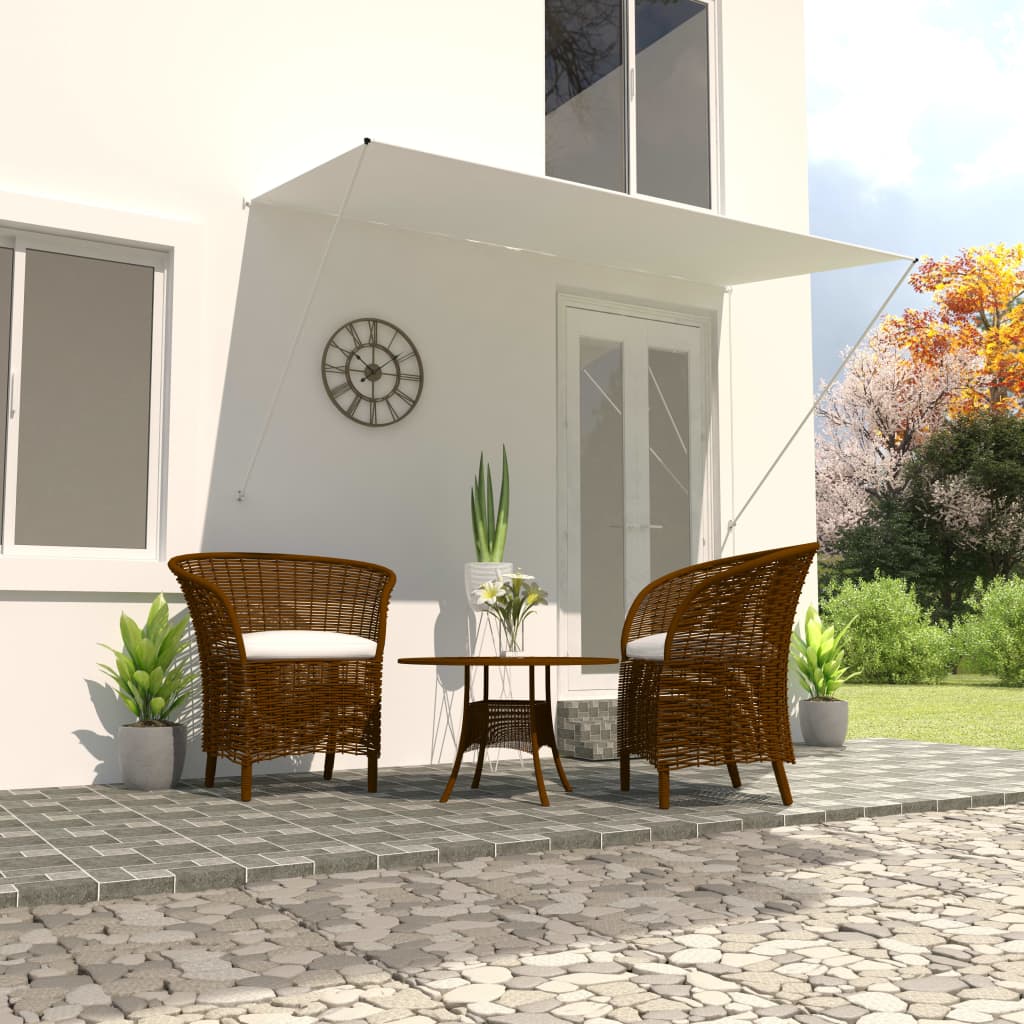 Retractable Awning 250x150 cm Cream - Style and Chic