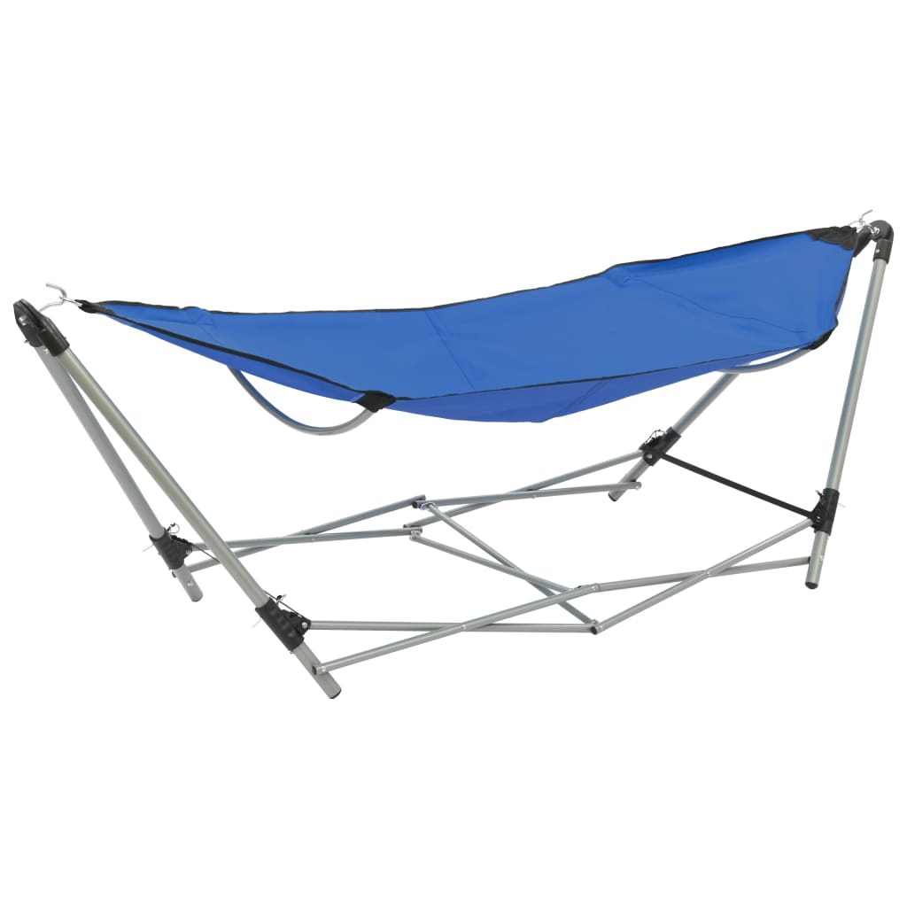 Hammock with Foldable Stand Blue - Design Hut