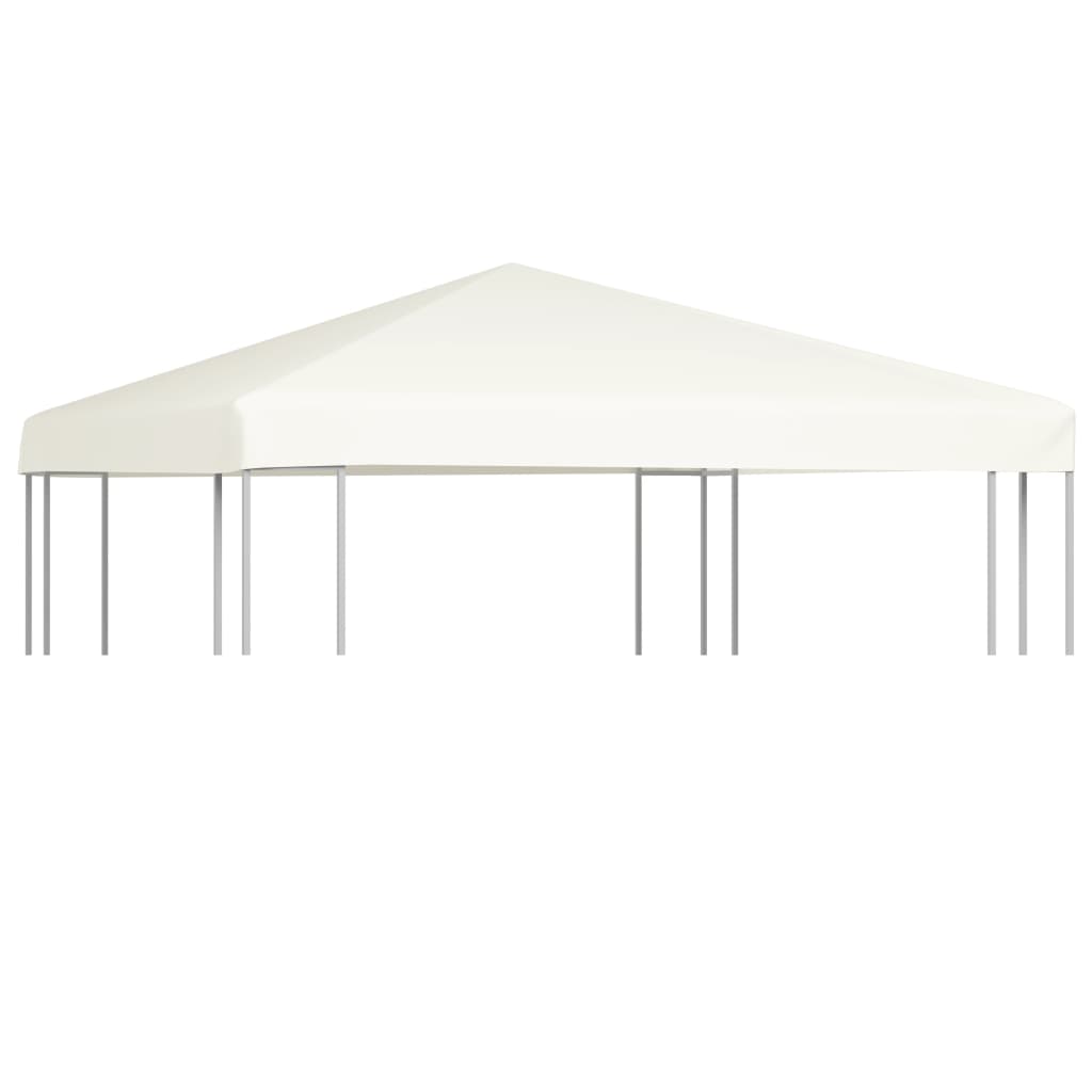 Gazebo Top Cover 310 g/m2 3x3 m Cream White - Style and Chic